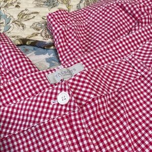 Talbots Red and White Checkered shorts size 20W